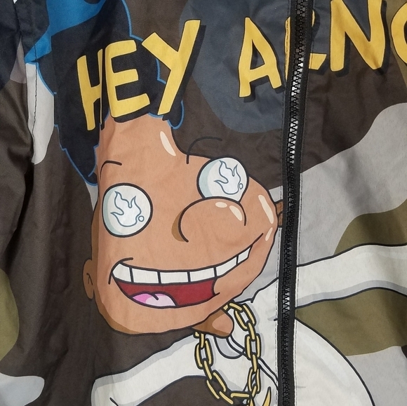 Members only x Nickelodeon hey Arnold puffer jacket coat - Picture 4 of 9